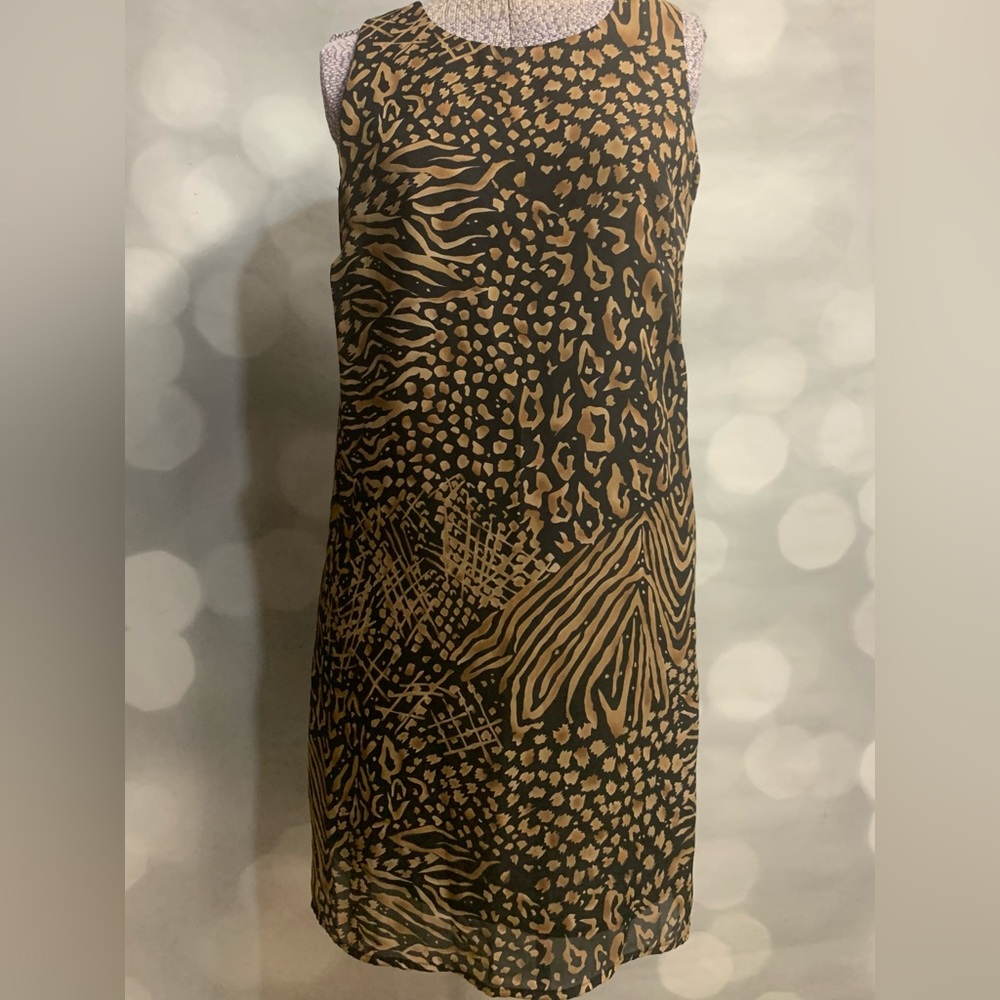 Jaclyn Smith midi sleeveless dress